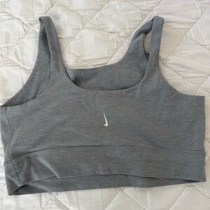 Gray Nike Sports Bra